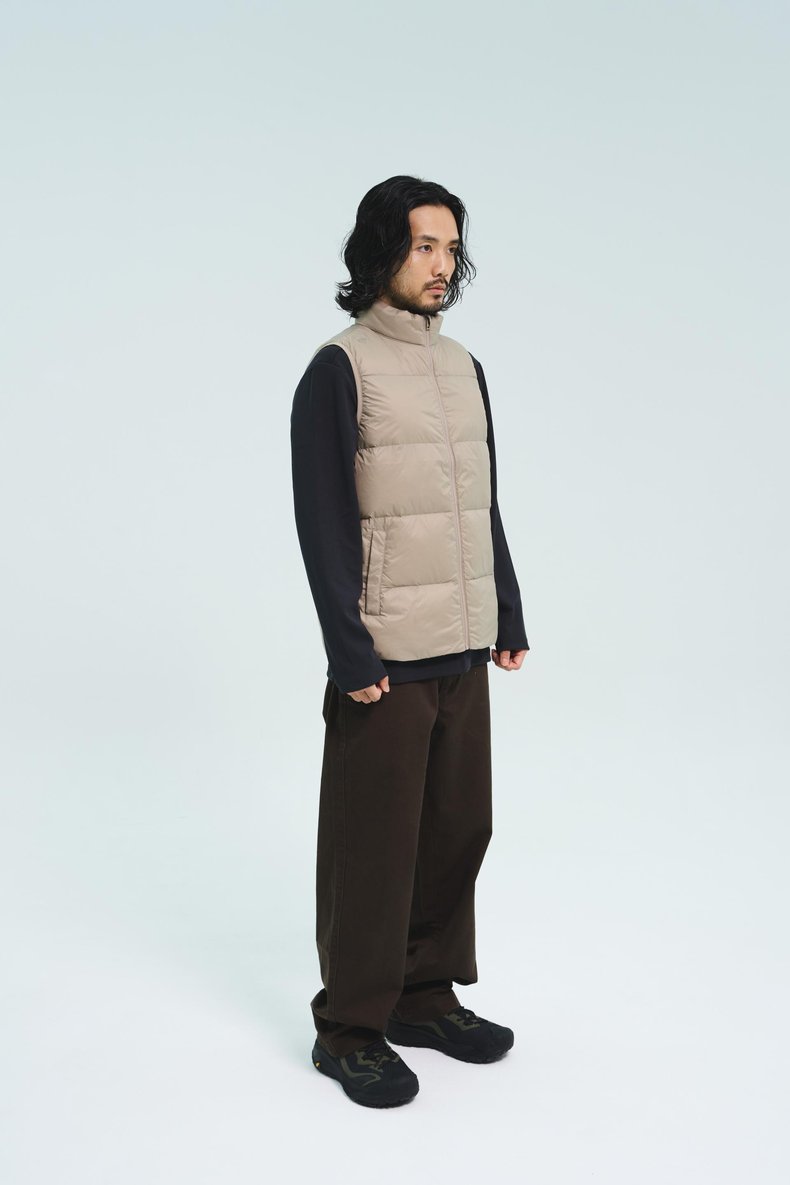 도스 덕다운 경량 패딩 조끼 공용
