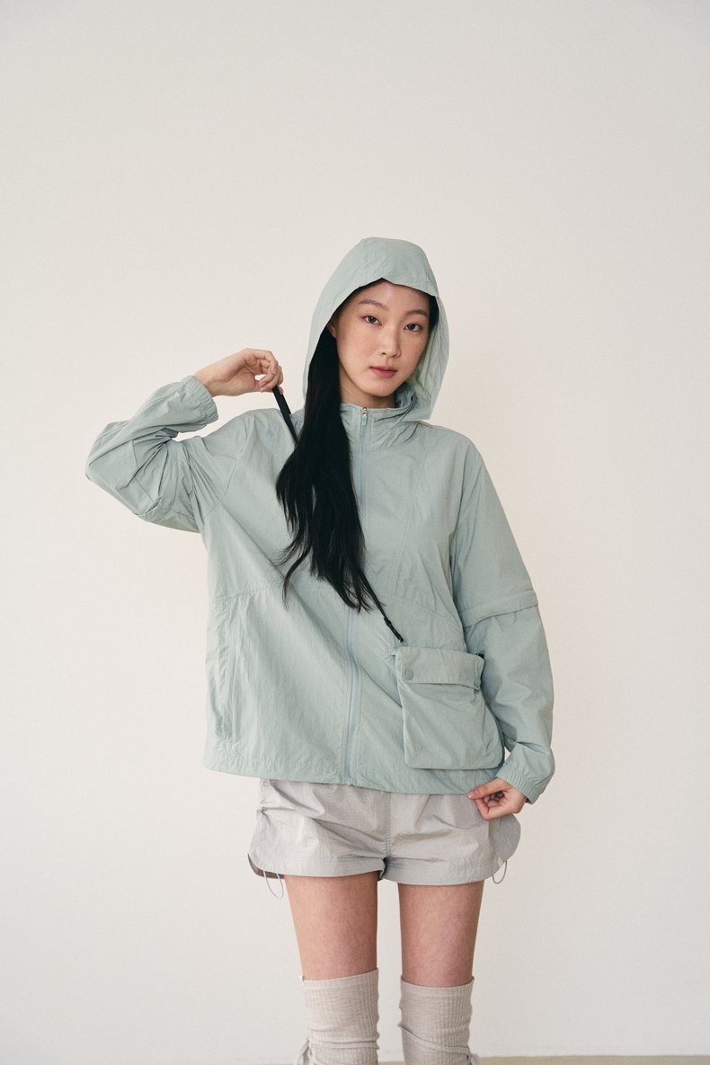 사코슈백 바람막이 자켓 여성