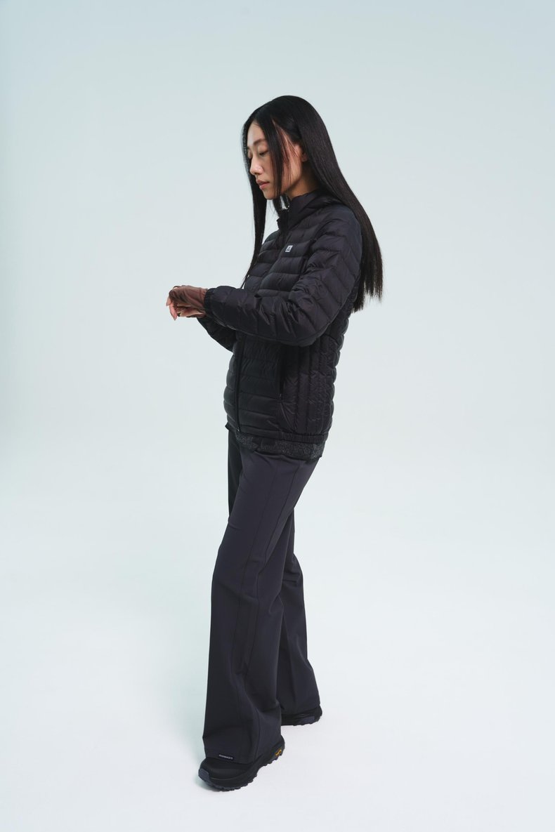 하스 후디드 덕다운 경량 패딩 여성