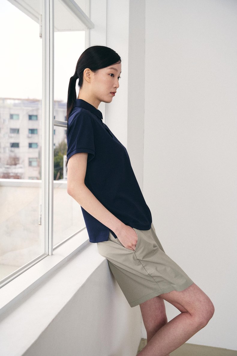 PK 카라 반팔 티셔츠 여성