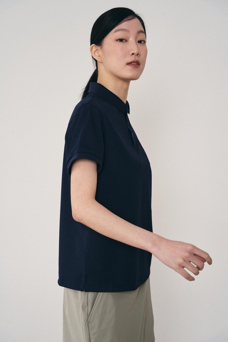 PK 카라 반팔 티셔츠 여성